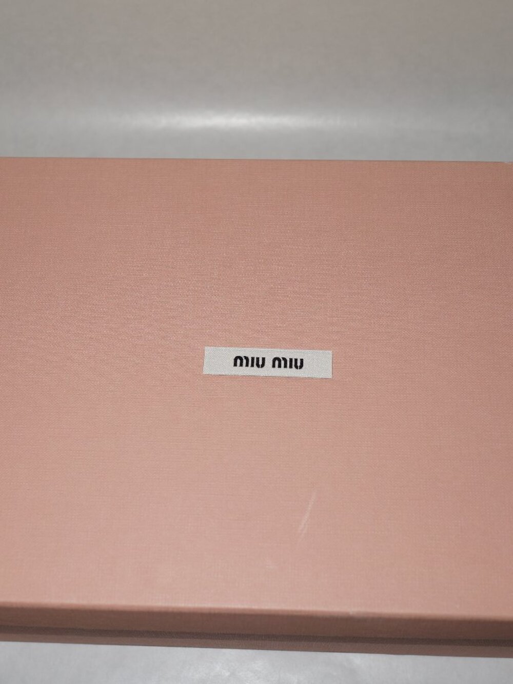 Miu Miu Empty Shoe Box